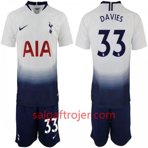 Tottenham Hotspur Fodboldtrøjer Davies 33 Børn Hjemmebanesæt 2018/19 Kort ærmer Tottenham Hotspur Fodboldtrøjer Davies 33 Børn Hjemmebanesæt 2018/19 Kort ærmer